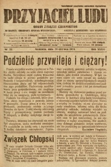 Przyjaciel Ludu : organ Polskiego Stronnictwa Ludowego. 1924, nr 27