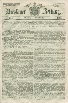 Breslauer Zeitung. 1851, № 284 (13 Oktober)