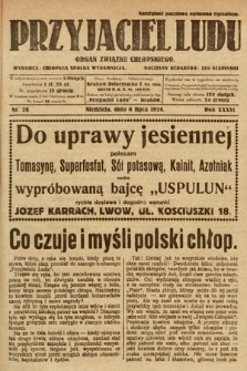 Przyjaciel Ludu : organ Polskiego Stronnictwa Ludowego. 1924, nr 28