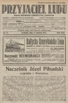 Przyjaciel Ludu : organ Polskiego Stronnictwa Ludowego. 1923, nr 25