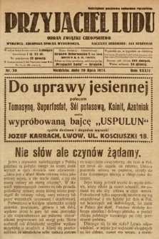 Przyjaciel Ludu : organ Polskiego Stronnictwa Ludowego. 1924, nr 30