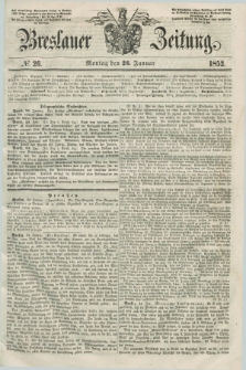 Breslauer Zeitung. 1852, № 26 (26 Januar)
