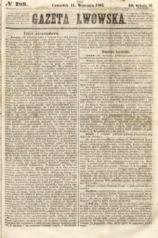 Gazeta Lwowska. 1862, nr 209