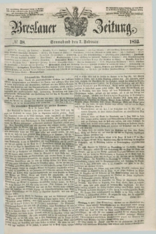 Breslauer Zeitung. 1852, № 38 (7 Februar) + dod.