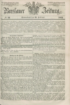 Breslauer Zeitung. 1852, № 52 (21 Februar) + dod.