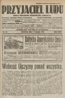 Przyjaciel Ludu : organ Polskiego Stronnictwa Ludowego. 1923, nr 31