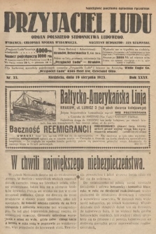 Przyjaciel Ludu : organ Polskiego Stronnictwa Ludowego. 1923, nr 33