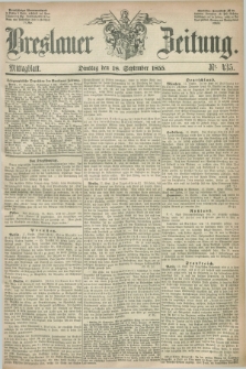 Breslauer Zeitung. 1855, Nr. 435 (18 September) - Mittagblatt