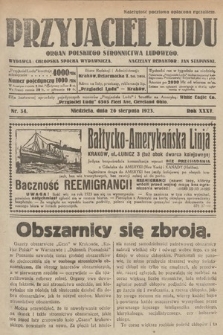 Przyjaciel Ludu : organ Polskiego Stronnictwa Ludowego. 1923, nr 34