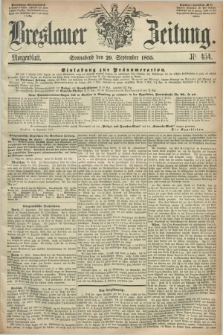 Breslauer Zeitung. 1855, Nr. 454 (29 September) - Morgenblatt + dod.