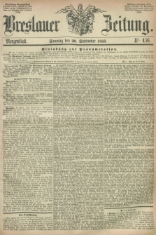Breslauer Zeitung. 1855, Nr. 456 (30 September) - Morgenblatt + dod.