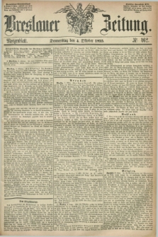 Breslauer Zeitung. 1855, Nr. 462 (4 Oktober) - Morgenblatt + dod.