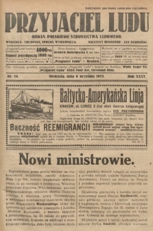 Przyjaciel Ludu : organ Polskiego Stronnictwa Ludowego. 1923, nr 36