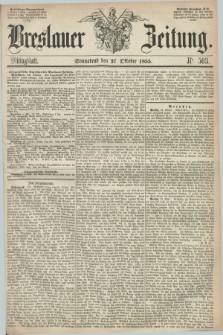 Breslauer Zeitung. 1855, Nr. 503 (27 Oktober) - Mittagblatt