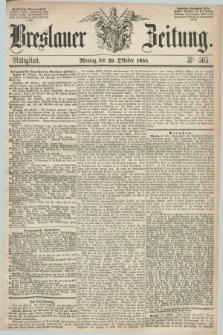 Breslauer Zeitung. 1855, Nr. 505 (29 Oktober) - Mittagblatt