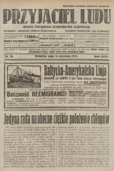Przyjaciel Ludu : organ Polskiego Stronnictwa Ludowego. 1923, nr 39