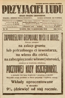 Przyjaciel Ludu : organ Polskiego Stronnictwa Ludowego. 1924, nr 44