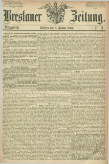 Breslauer Zeitung. 1856, Nr. 11 (8 Januar) - Morgenblatt + dod.