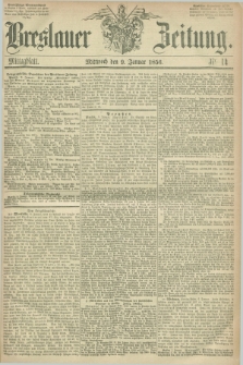 Breslauer Zeitung. 1856, Nr. 14 (9 Januar) - Mittagblatt