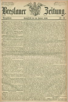 Breslauer Zeitung. 1856, Nr. 19 (12 Januar) - Morgenblatt + dod.