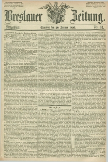 Breslauer Zeitung. 1856, Nr. 33 (20 Januar) - Morgenblatt + dod.