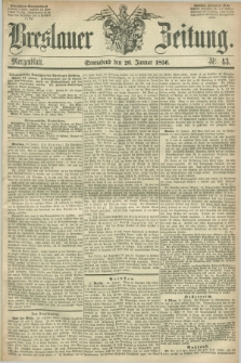 Breslauer Zeitung. 1856, Nr. 43 (26 Januar) - Morgenblatt + dod.