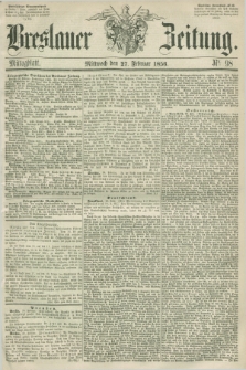 Breslauer Zeitung. 1856, Nr. 98 (27 Februar) - Mittagblatt
