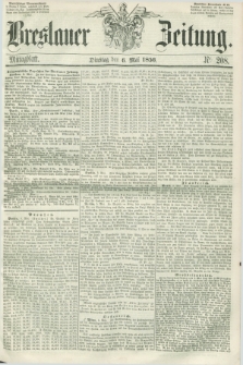 Breslauer Zeitung. 1856, Nr. 208 (6 Mai) - Mittagblatt