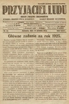 Przyjaciel Ludu : organ Polskiego Stronnictwa Ludowego. 1924, nr 53