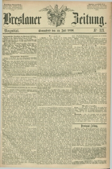 Breslauer Zeitung. 1856, Nr. 321 (12 Juli) - Morgenblatt