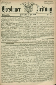 Breslauer Zeitung. 1856, Nr. 335 (20 Juli) - Morgenblatt + dod.