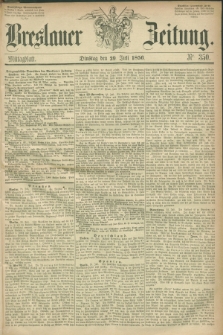Breslauer Zeitung. 1856, Nr. 350 (29 Juli) - Mittagblatt