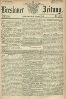Breslauer Zeitung. 1856, Nr. 370 (9 August) - Mittagblatt