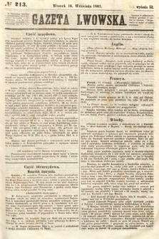 Gazeta Lwowska. 1862, nr 213