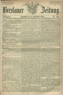 Breslauer Zeitung. 1856, Nr. 430 (13 September) - Mittagblatt