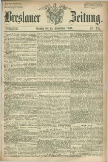 Breslauer Zeitung. 1856, Nr. 432 (15 September) - Mittagblatt
