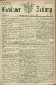 Breslauer Zeitung. 1856, Nr. 490 (18 Oktober) - Mittagblatt