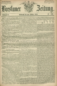 Breslauer Zeitung. 1856, Nr. 496 (22 Oktober) - Mittagblatt