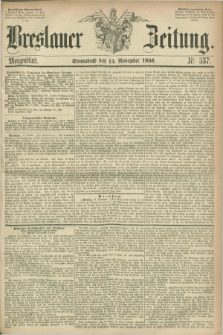 Breslauer Zeitung. 1856, Nr. 537 (15 November) - Morgenblatt + dod.