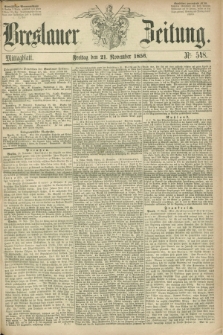 Breslauer Zeitung. 1856, Nr. 548 (21 November) - Mittagblatt