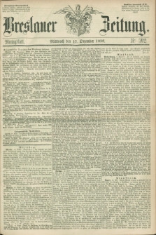 Breslauer Zeitung. 1856, Nr. 592 (17 Dezember) - Mittagblatt