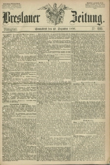 Breslauer Zeitung. 1856, Nr. 606 (27 Dezember) - Mittagblatt