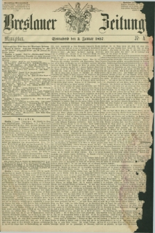 Breslauer Zeitung. 1857, Nr. 4 (3 Januar) - Mittagblatt
