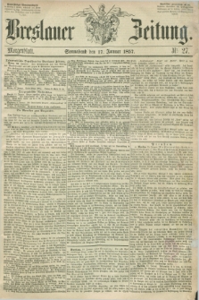 Breslauer Zeitung. 1857, Nr. 27 (17 Januar) - Morgenblatt + dod.