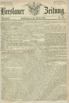 Breslauer Zeitung. 1857, Nr. 48 (29 Januar) - Mittagblatt
