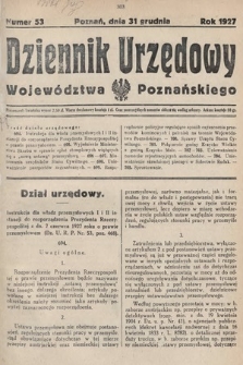 Dziennik Urzędowy Województwa Poznańskiego. 1927, nr 53