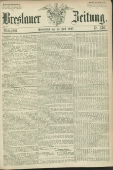 Breslauer Zeitung. 1857, Nr. 330 (18 Juli) - Mittagblatt