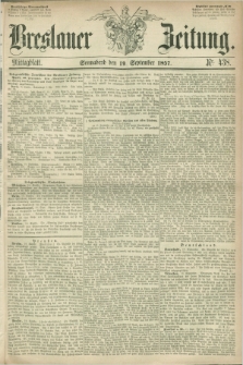 Breslauer Zeitung. 1857, Nr. 438 (19 September) - Mittagblatt