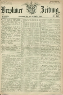 Breslauer Zeitung. 1857, Nr. 450 (26 September) - Mittagblatt