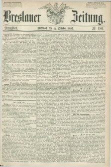 Breslauer Zeitung. 1857, Nr. 480 (14 Oktober) - Mittagblatt